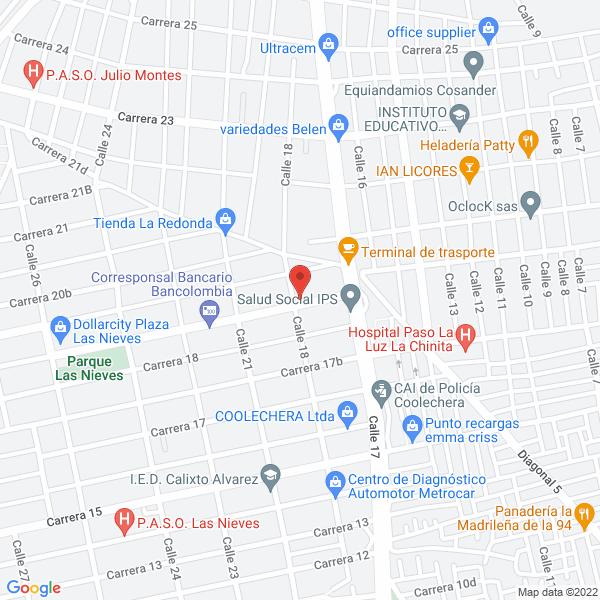 Map of Aceros Mapa S.A.