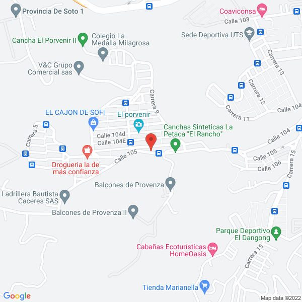 Map of Ferretería Multiservicios Villa