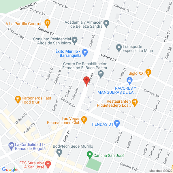 Map of Floristería Saigon