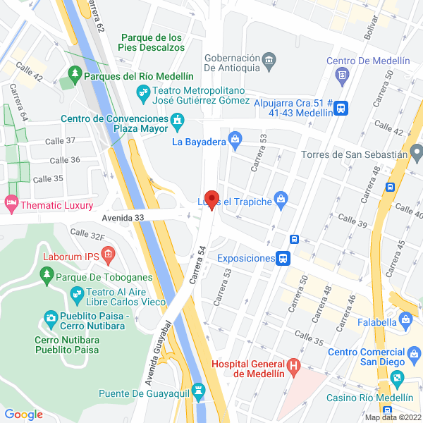 Mapa de Fundación Compartamos