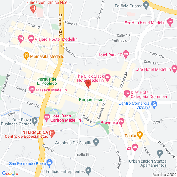 Mapa de Fundación Amor Por Medellin Y Por Antioquia
