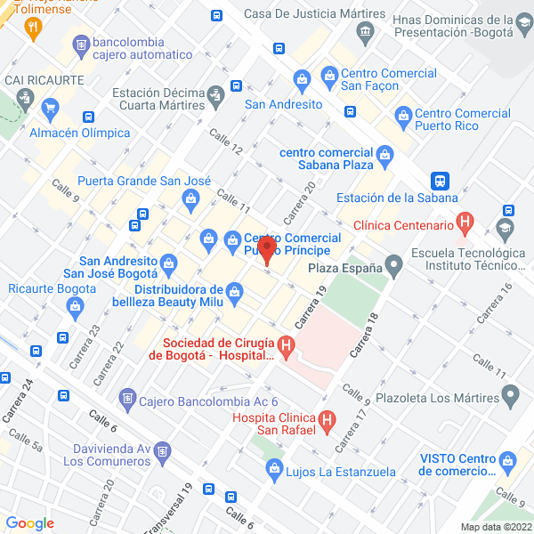 Mapa de Fundación Lemuel