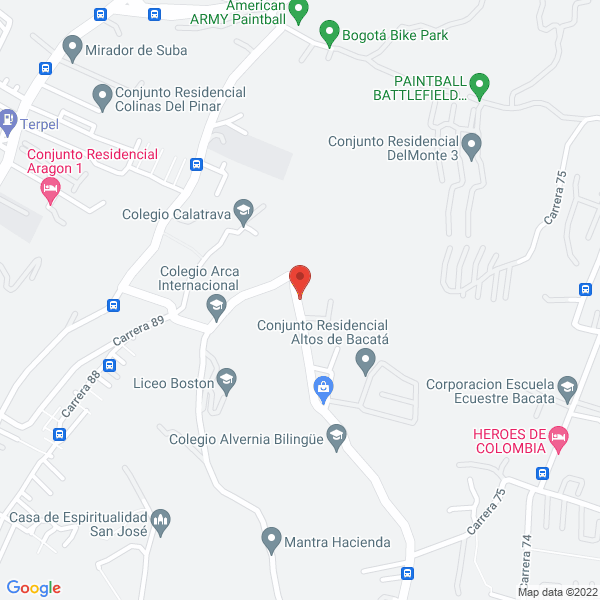 Mapa de Fundación Libérate