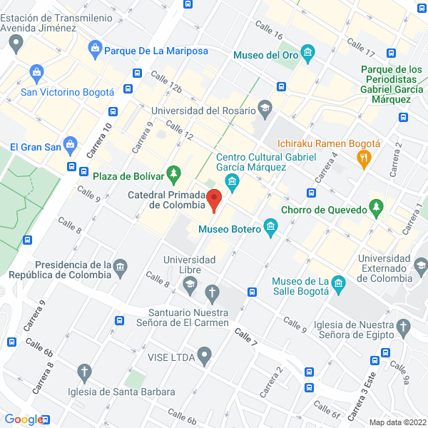 Mapa de Fundación Libreria Seminario