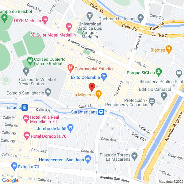 Mapa de Fundación Nacional De Trasplantados