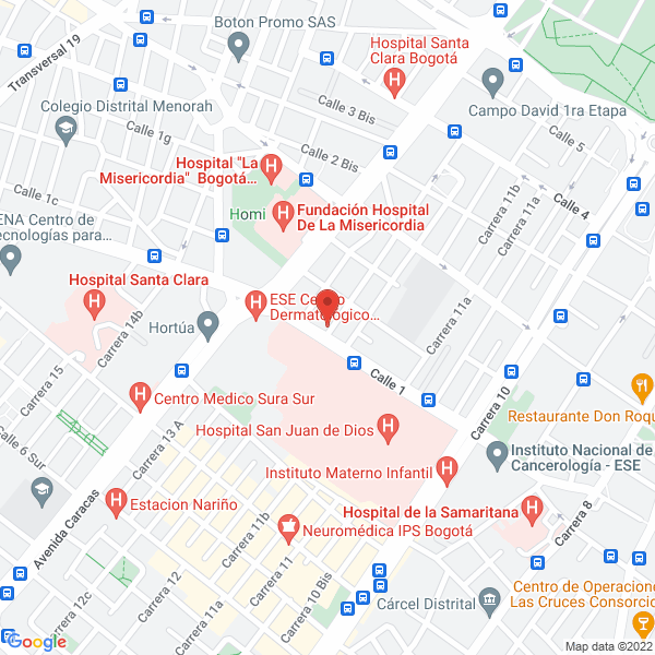 Mapa de Fundación Nueva Ciudad