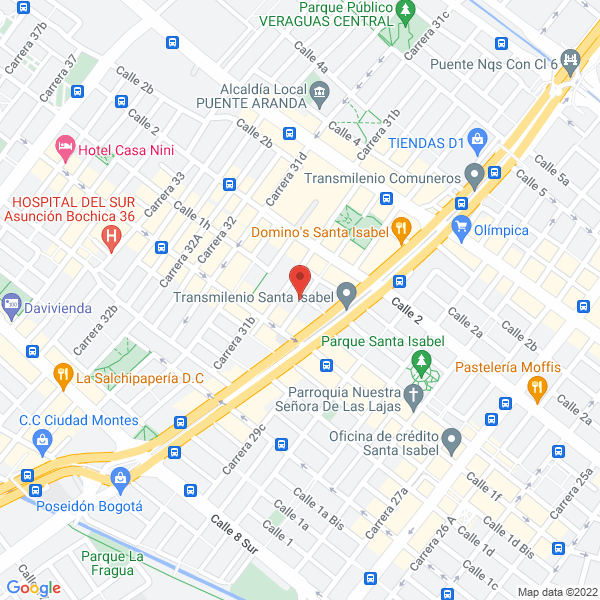 Mapa de Fundacion Rompiendo Barreras