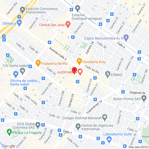 Mapa de G Y C Servicios Técnicos
