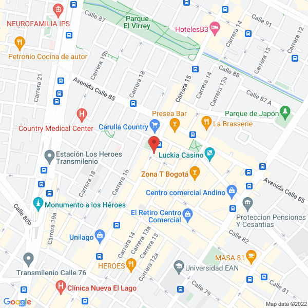 Mapa de G.S.M Tecnología Y Soluciones