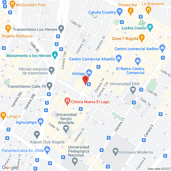 Mapa de Gómez Vargas Asociados S.A.S.