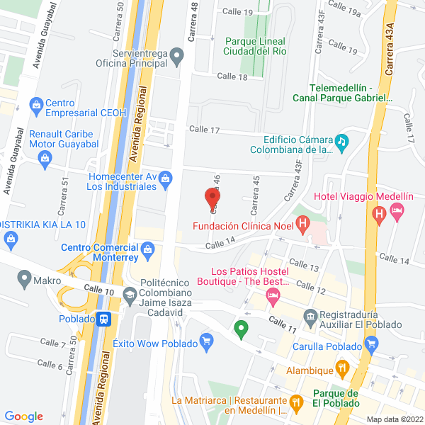 Mapa de G4S Cash Solutions Colombia Ltda.