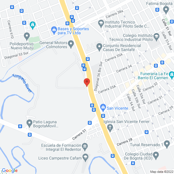 Mapa de Gm Isuzu Camiones Andinos De Colombia Ltda.