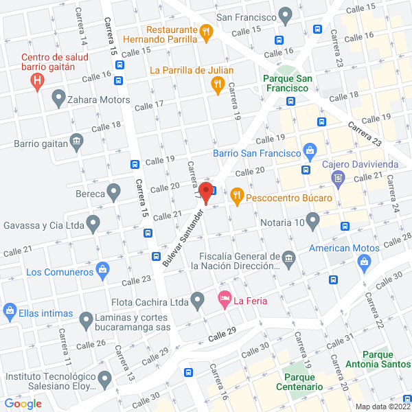 Map of Gnv Sincrogás Ltda.
