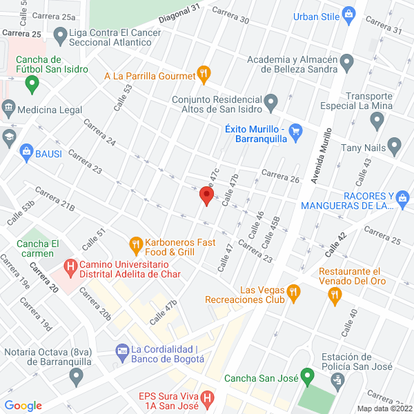 Map of Gorras Woo Mart