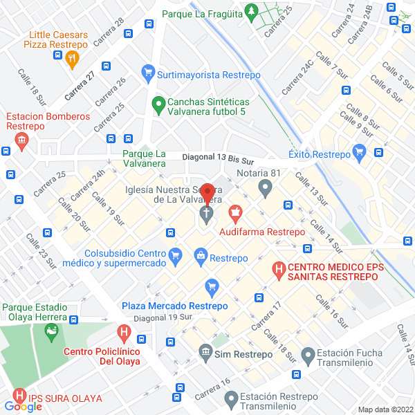 Mapa de Grupo Social Colombiano Ltda.