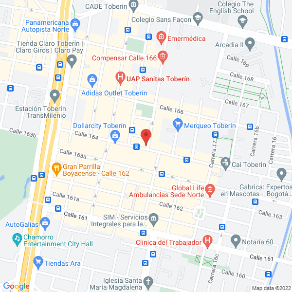 Mapa de Gyrodata Colombia Ltda.