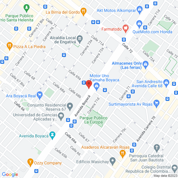 Mapa de H Y D Servicios Publicitarios