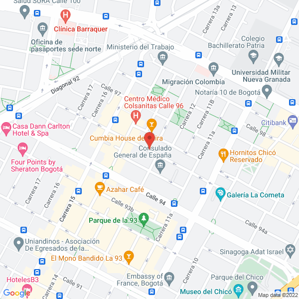 Mapa de Haciendo Amigos Ltda.