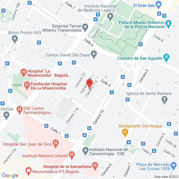 Mapa de Halcón Colombia Ltda