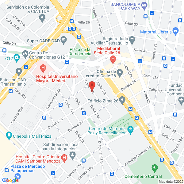 Mapa de Helados San Fermín