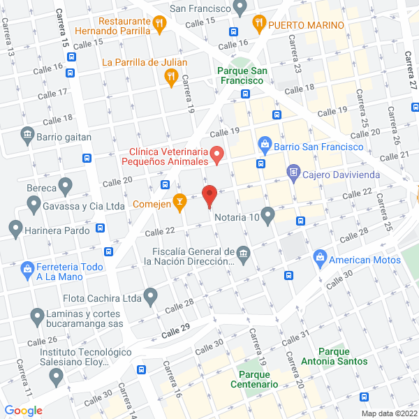 Map of Duran Henry