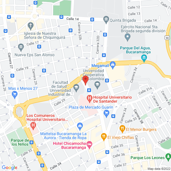 Map of Hospital Universitario Ramon Gonzalez Valencia