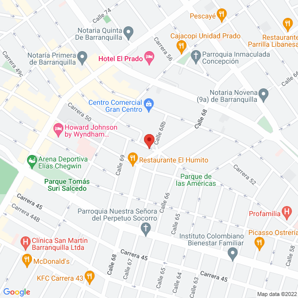 Map of Imaginarte P & M