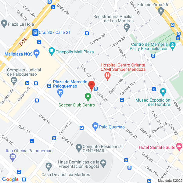 Mapa de Importadora Steelval S.A.S.