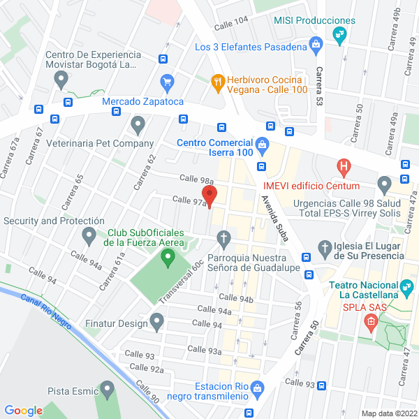 Mapa de Importadora Suramericana De Licores S.A.