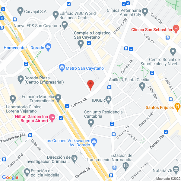 Mapa de Imporvial Ltda.