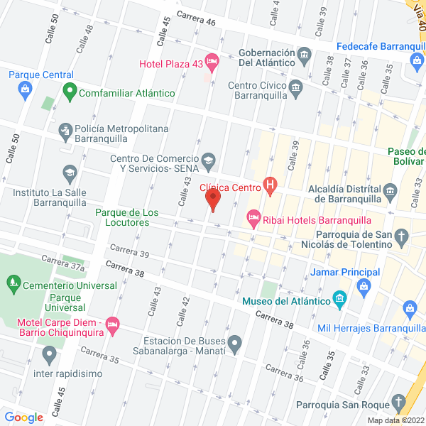 Map of Impresos Kappler