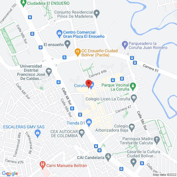 Mapa de Inst Pedagogico San Lorenzo