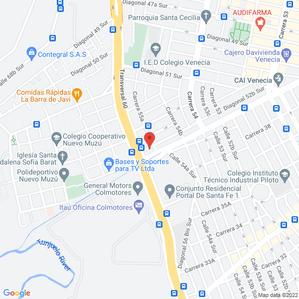 Mapa de Inversiones Cabacor S.A.S.