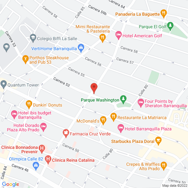Map of Inversiones Oyaga 1323 S.A.S.