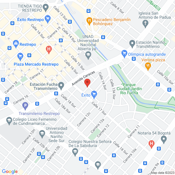 Mapa de J Y M Hospital Company Ltda.