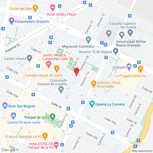 Mapa de J. Walter Thompson Colombia Ltda.