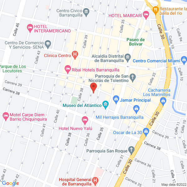 Map of J.A.I.T Construcciones S.A.S.