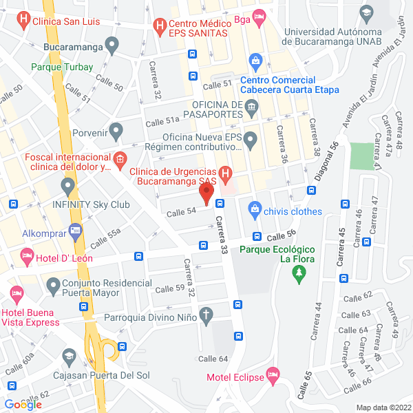 Map of J.M. Salud Ocupacional E.U.