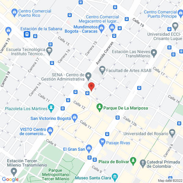 Mapa de Najucobranzas Y Asesores Inmobiliriarios Ltda.