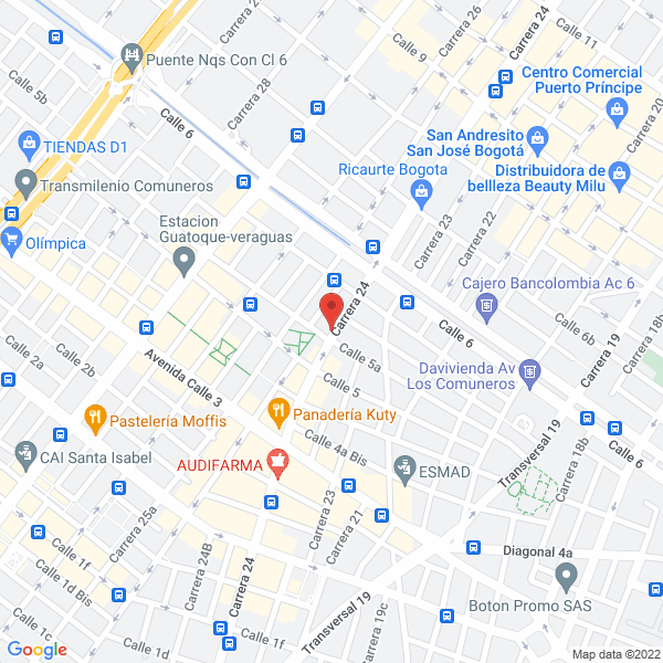 Mapa de Kairos Motors S.A.S.
