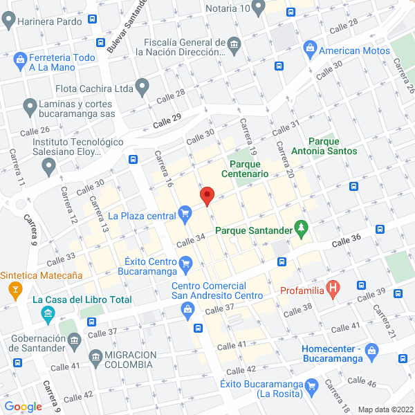 Map of Kalena Fashions Ropa Exclusiva Dama