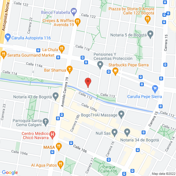 Mapa de Kaon Producciones S.A.S.