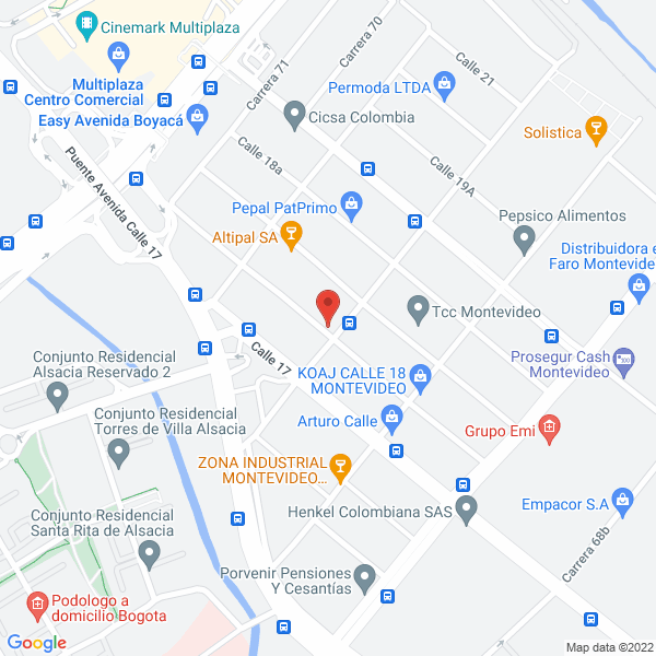 Mapa de Kassa - Dini S.A.S.