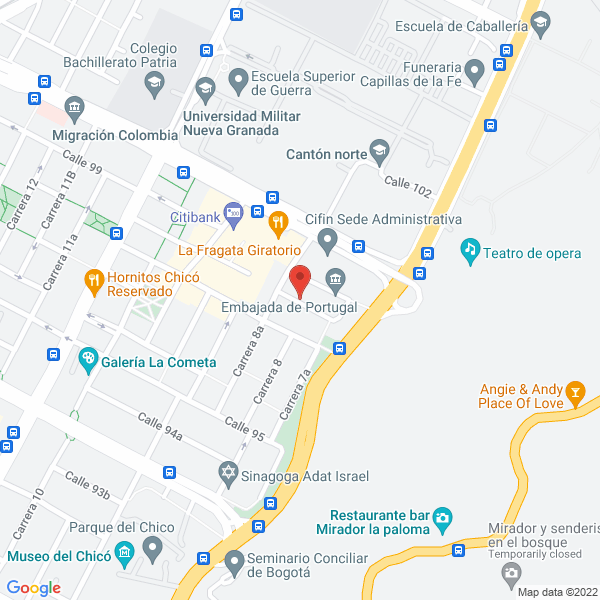 Mapa de Kathleen Jances Arquitectura & Compañia S.A.S.