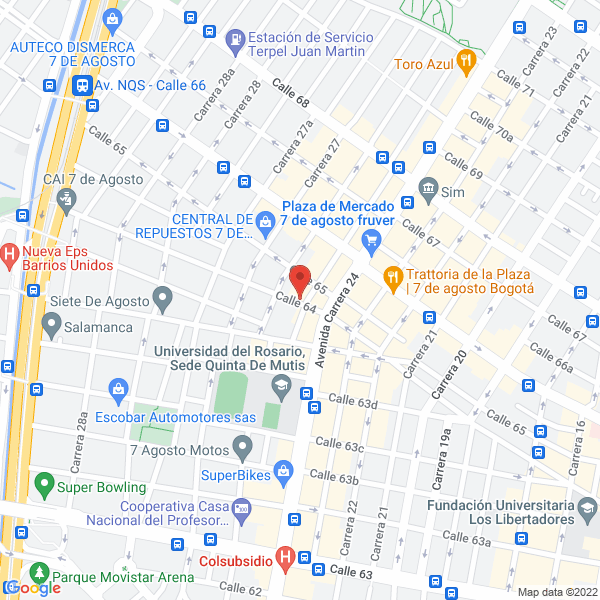 Mapa de Korean Collision Parts & Cía. Ltda.