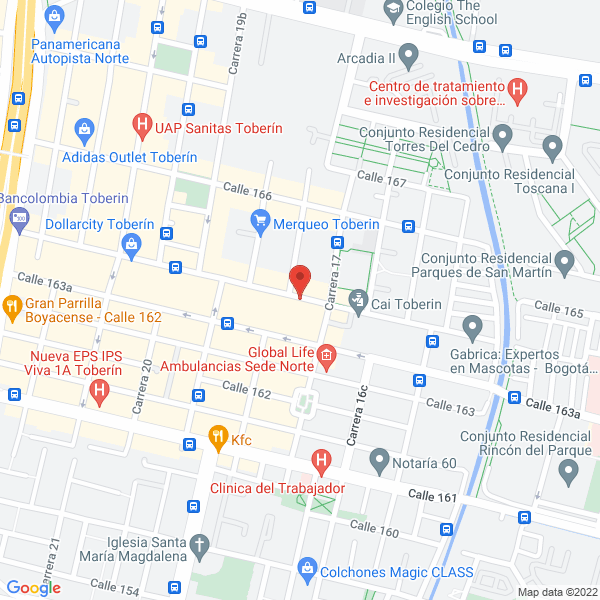 Mapa de Ksalula Grupo Inmobiliario S.A.S.