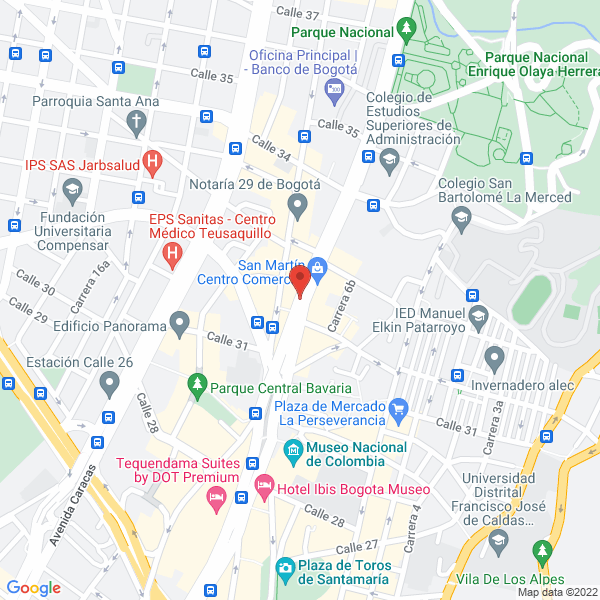 Mapa de Kumac Constructora S.A.S