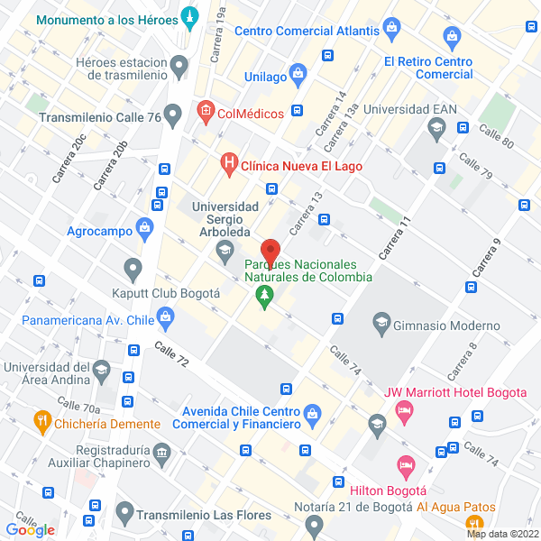 Mapa de Restaurante De La Mona Comidas Rapidas