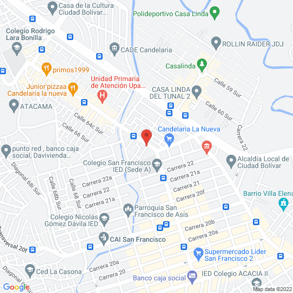 Mapa de La Paila Santafereña M.Y.N