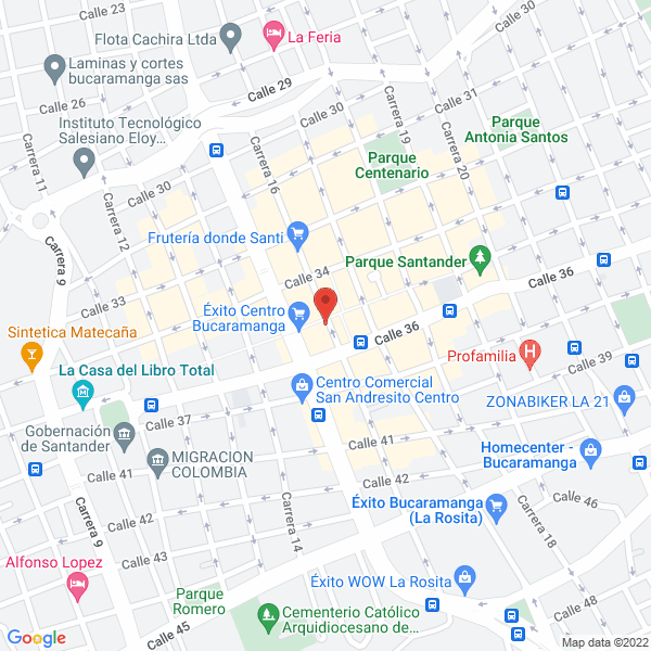 Map of La Tienda Del Morral